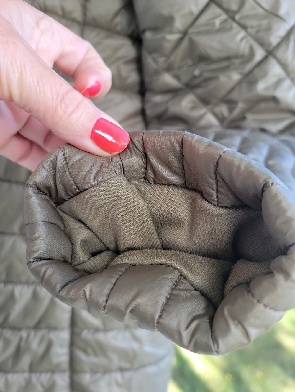 PATAGONIA Women's Puffer Coat, Size-XL, Color- Olive Green - Picture 14 of 16